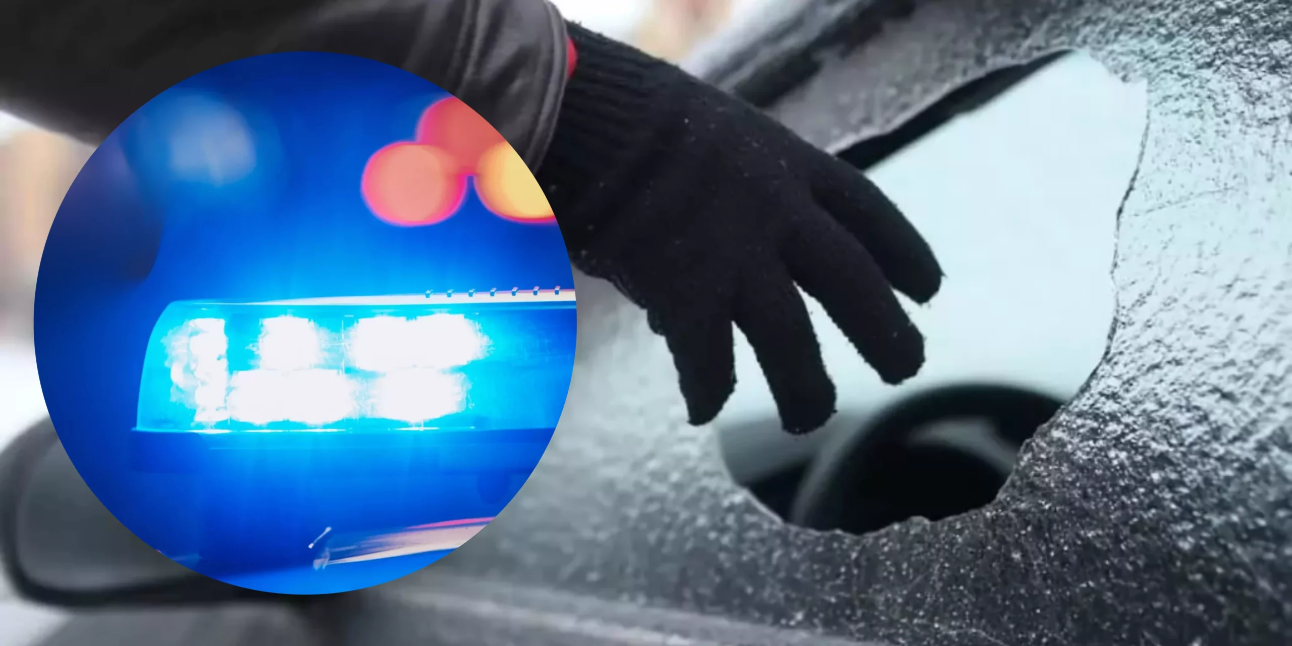 Auf dem Bild bei 5min.at sieht man wie jemand versucht in ein Auto einzubrechen.