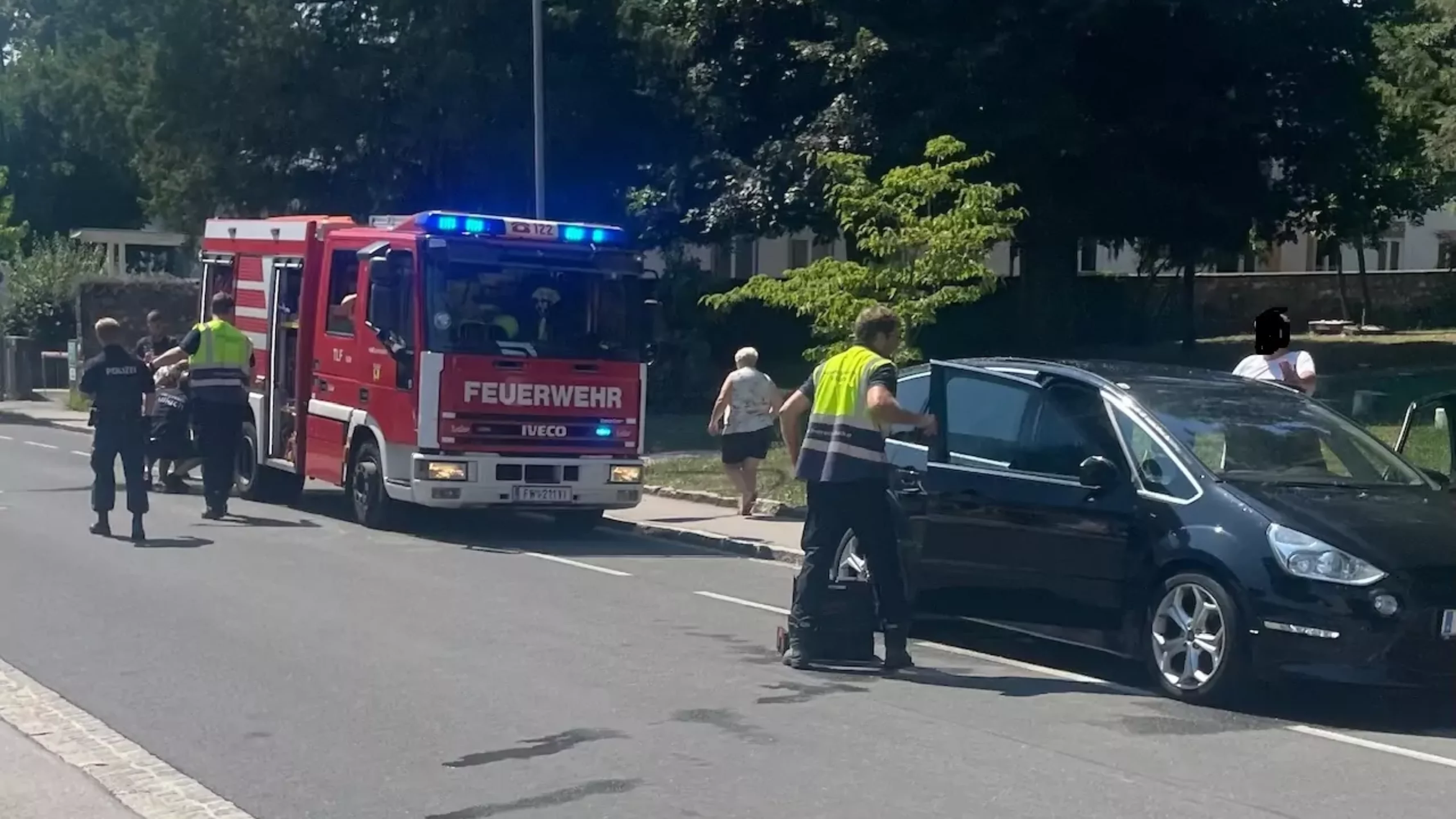 Foto auf 5min.at zeigt einen Feuerwehreinsatz in Villach