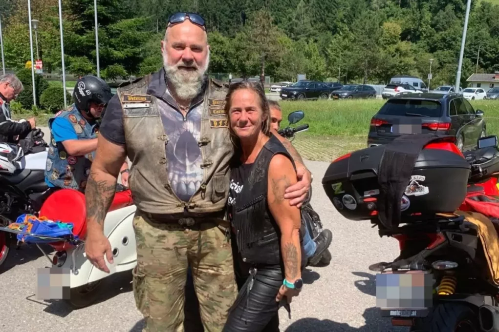 Ein Bild auf 5min.at zeigt den Besuch der Motorradclubs im SeneCura-Pflegeheim in Afritz am See.