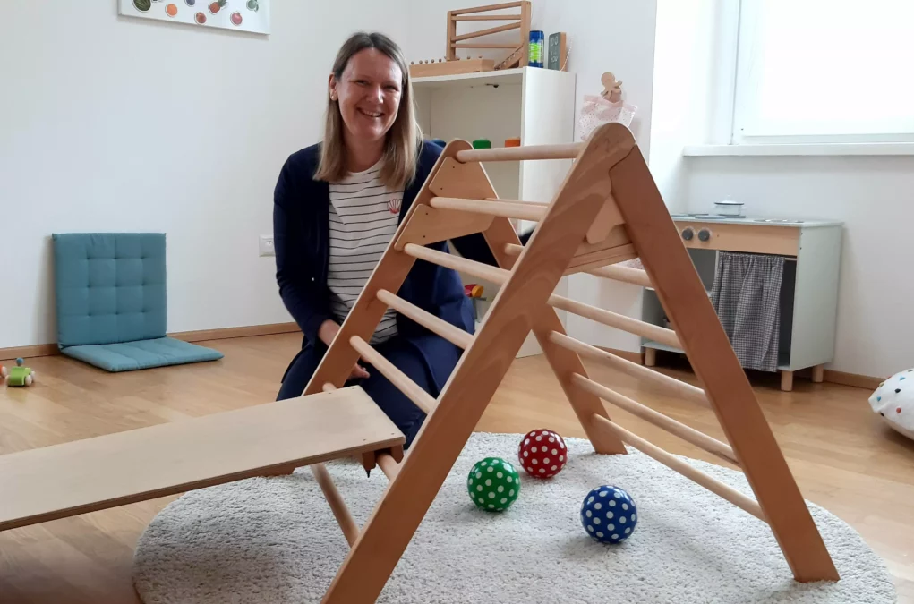 Barbara Pölzl, Pädagogin und Pikler-Spielraum-Leiterin