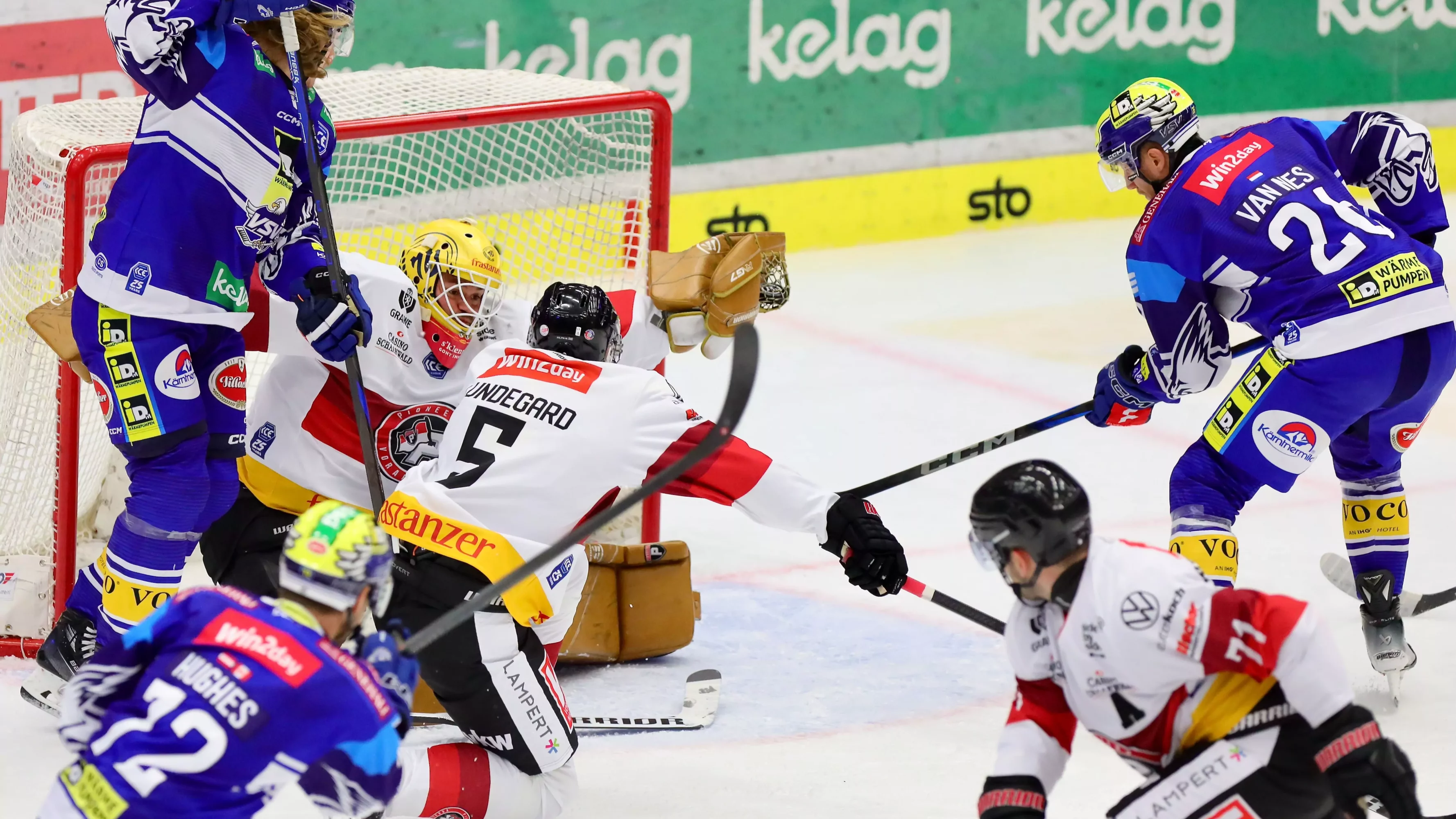 Das Bild auf 5min.at zeigt die Vorarlberg Pioneers und den VSV im Einsatz.
