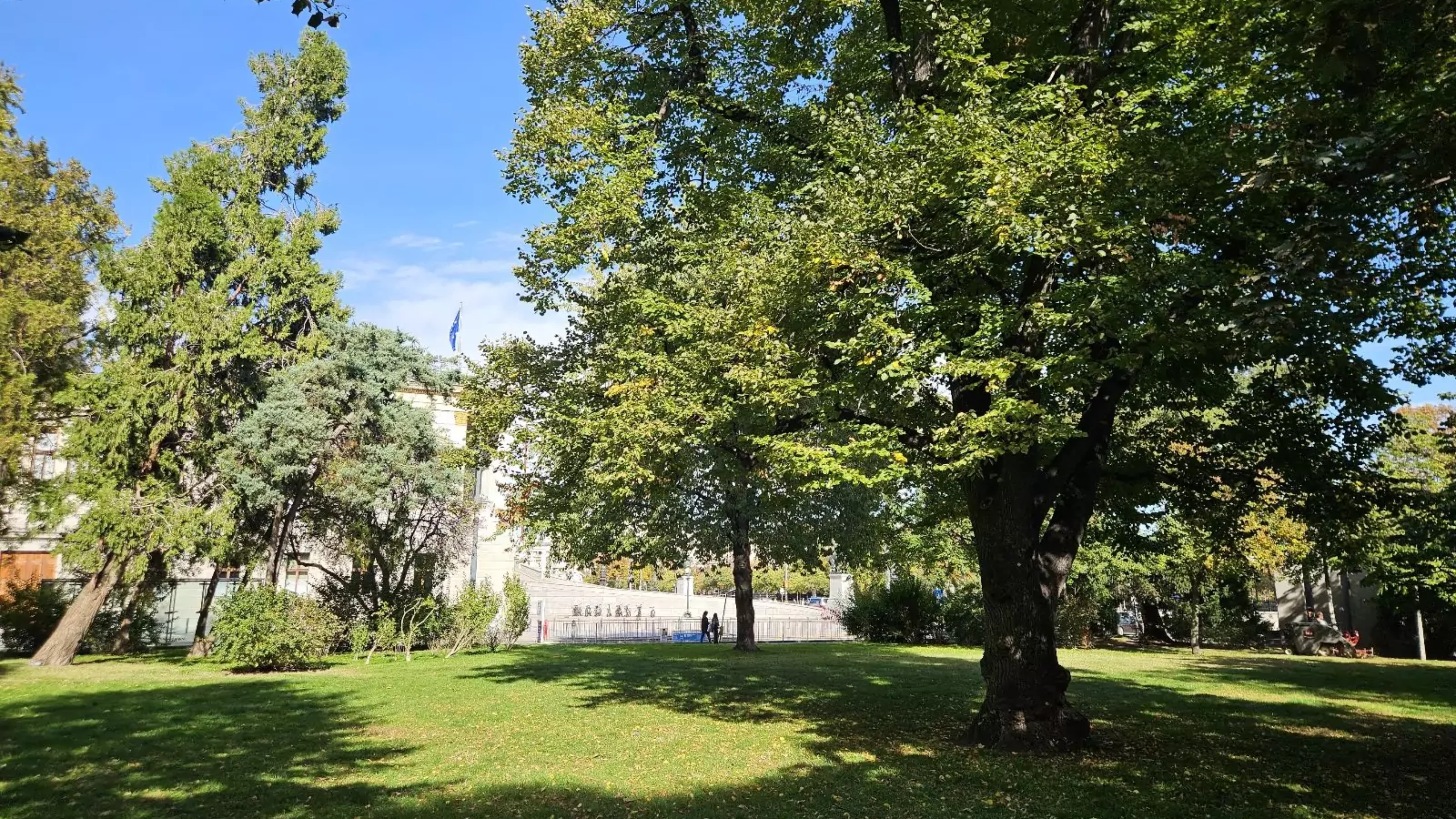Ein Bild auf 5min.at zeigt einen Park in Wien.