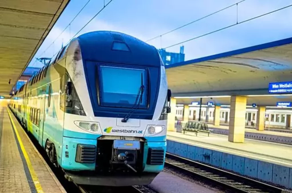 Ein Bild auf 5min.at zeigt die Westbahn.