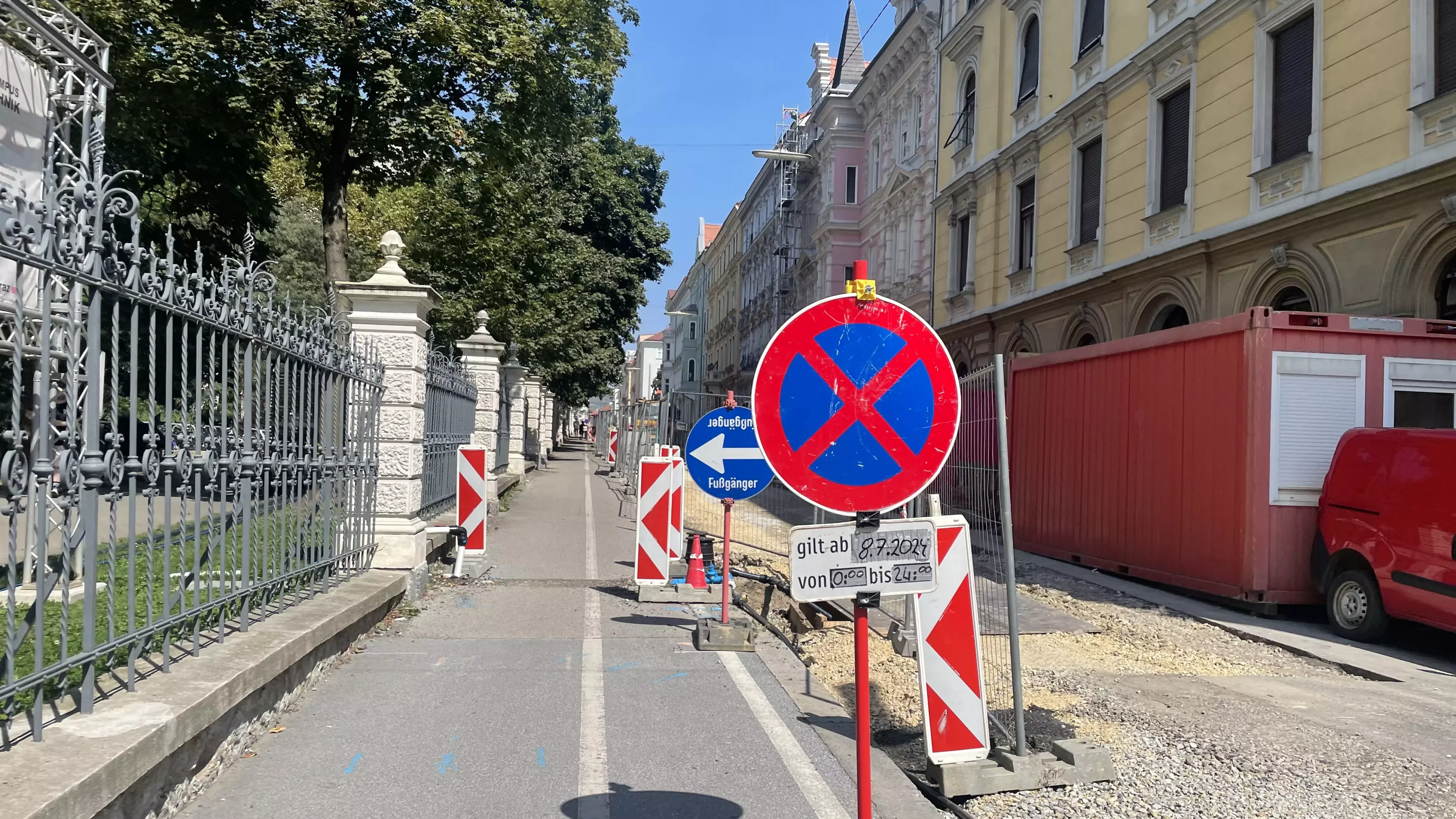 Foto auf 5min.at zeigt eine Baustelle