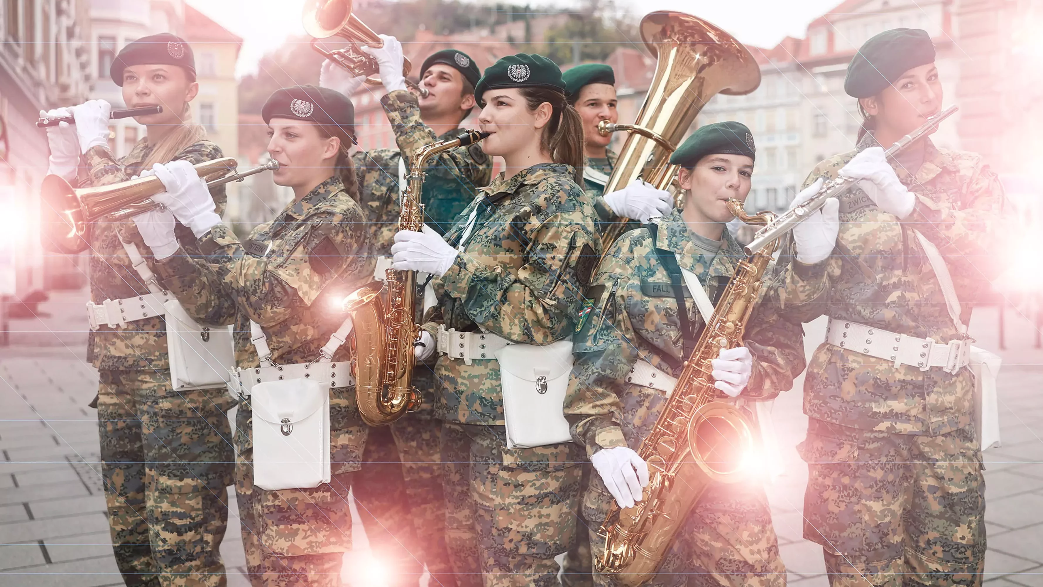 Bild auf 5min.at zeigt das Militärkommando Steiermark beim Adventkonzert.