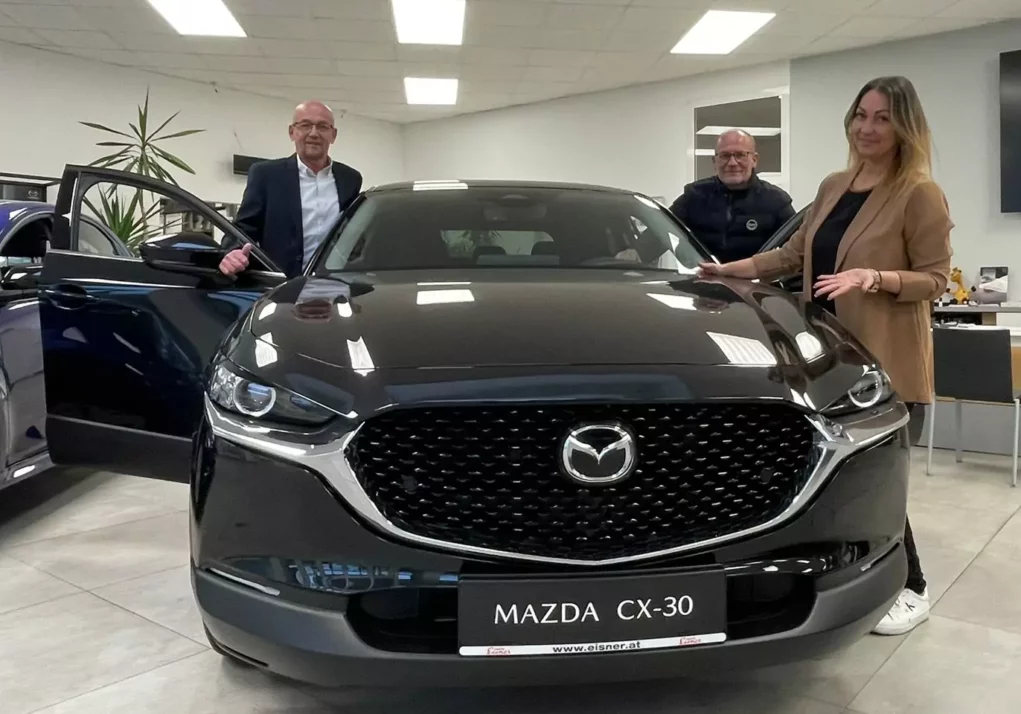 Bild auf 5min.at zeigt ein Werbefoto von Eisner Auto