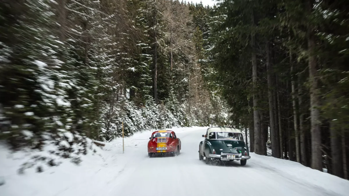 Das Bild auf 5min.at zeigt einen Oldtimer in Schladming.