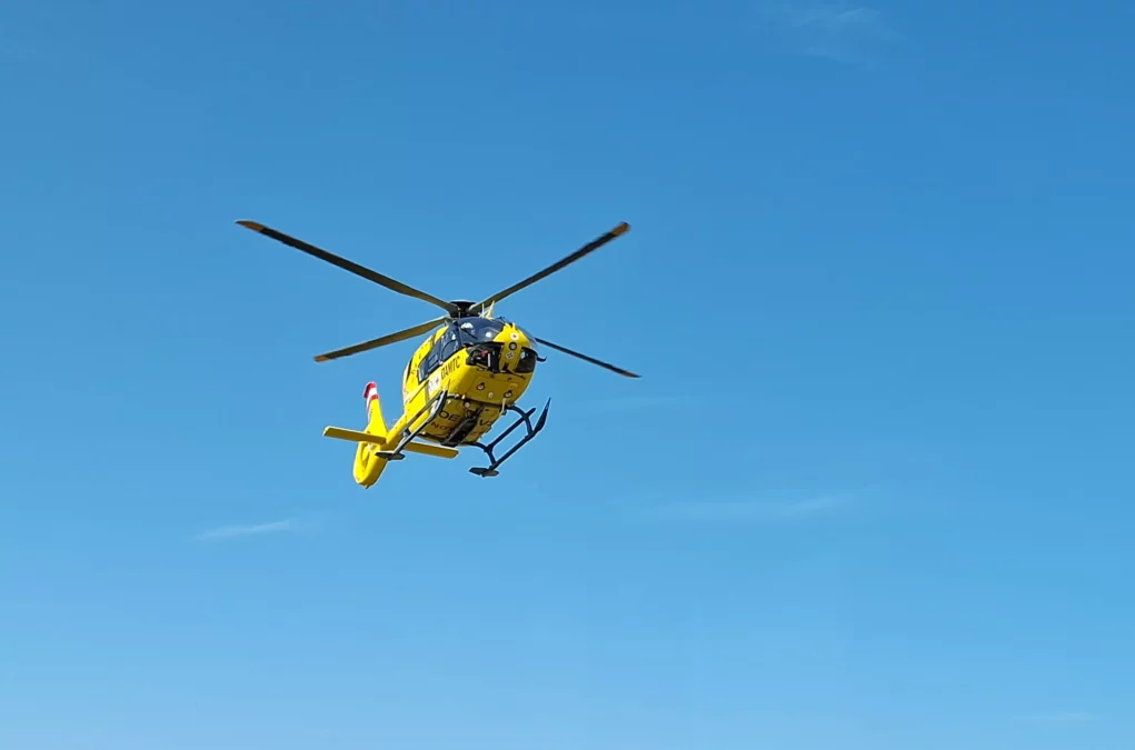 Foto auf 5min.at zeigt einen ÖAMTC Hubschrauber