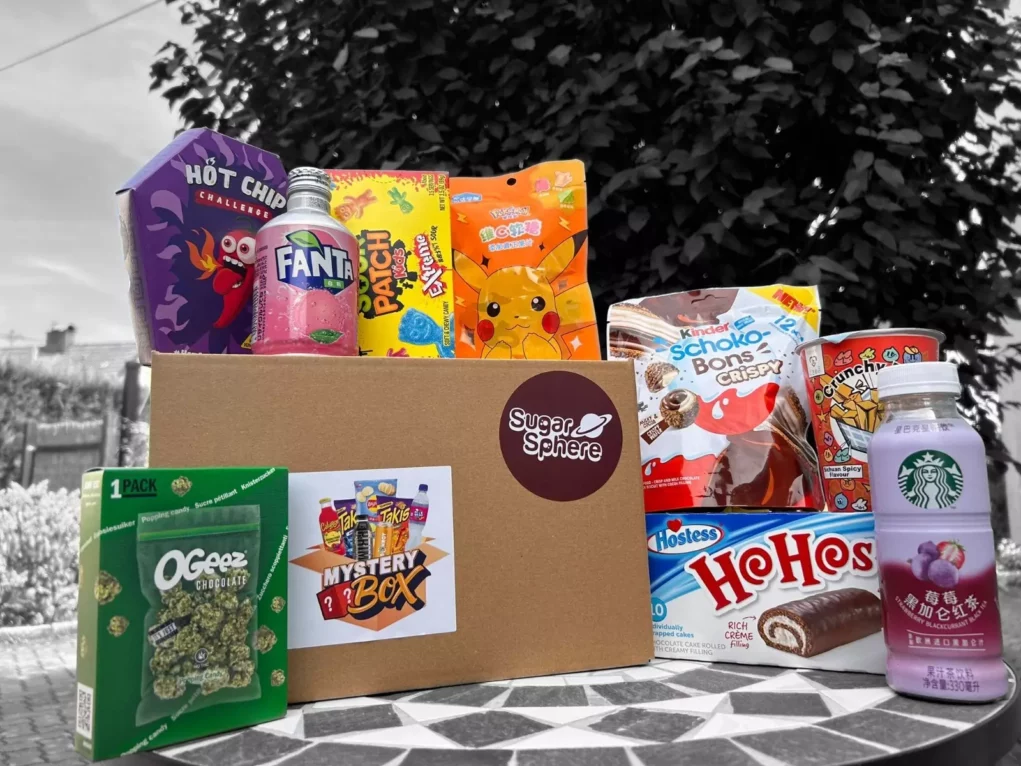 Das Bild auf 5min.at zeigt Süßigkeiten-Verpackungen.