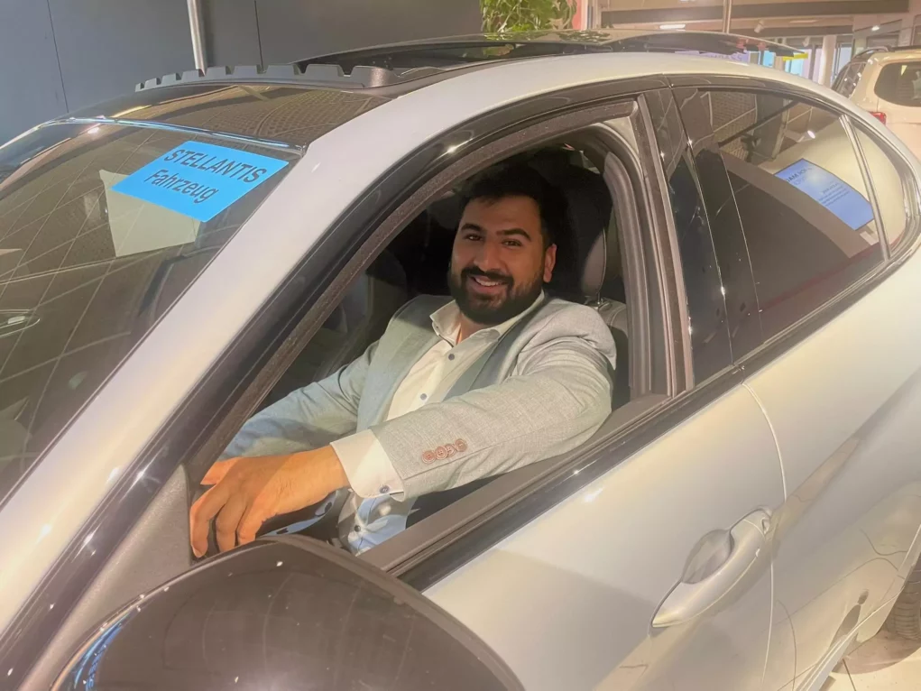 Bild auf 5min.at zeigt ein Werbefoto von Eisner Auto