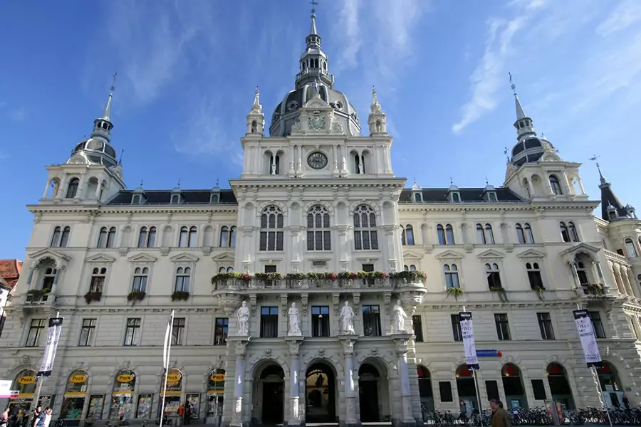 Das Bild auf 5min.at zeigt das Grazer Rathaus.