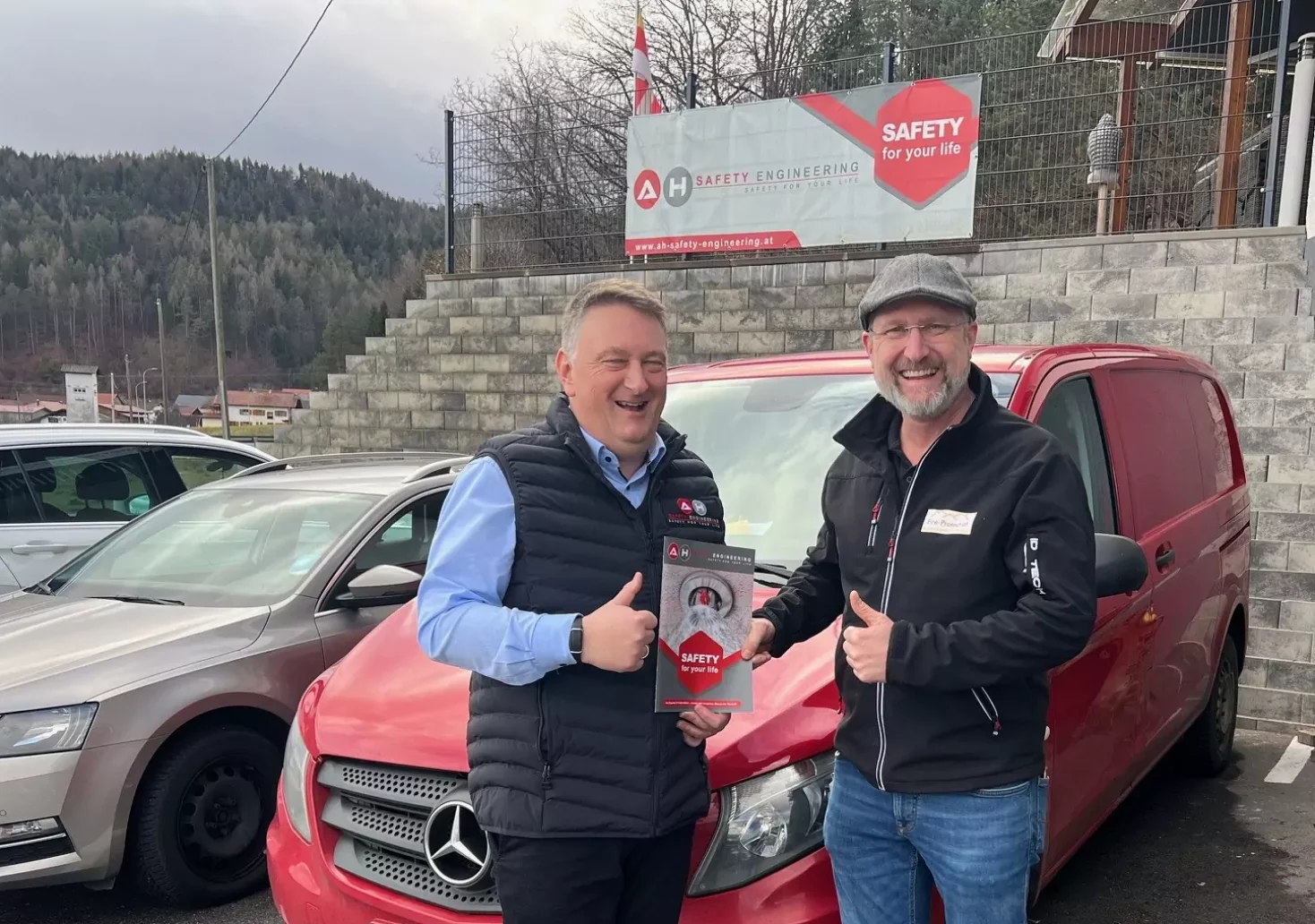 Peter Anderwald mit Rüdiger Kopeinig im Expertengespräch