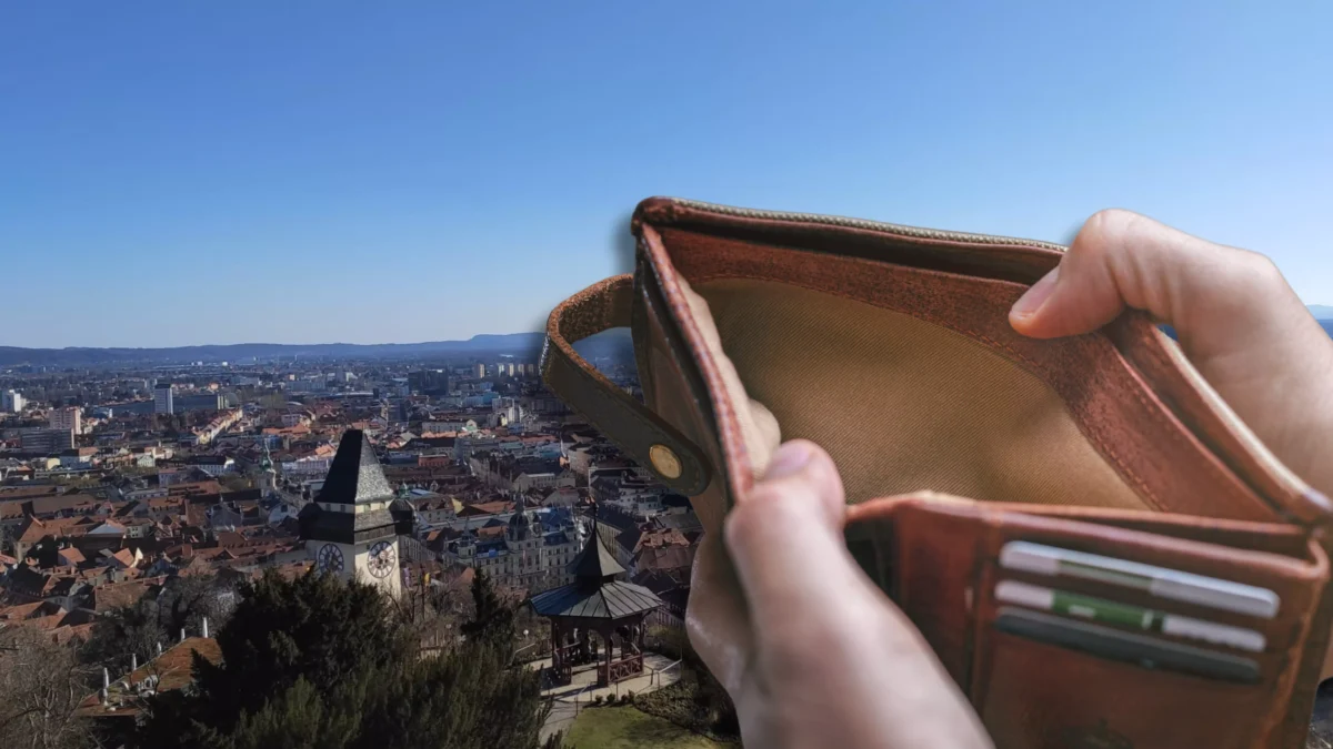 Das Bild auf 5min.at zeigt Graz.