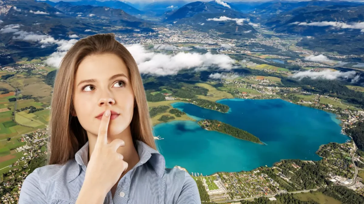 Das Bild auf 5min.at zeigt eine Montage wo man Villach Umland sieht und davor eine Frau die nachdenkt.