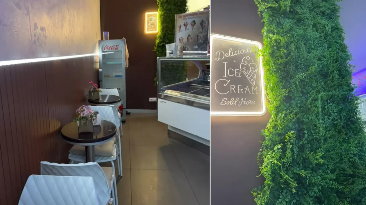 Eine Bildmontage auf 5min.at zeigt die Eisboutique Bepo in Villach.