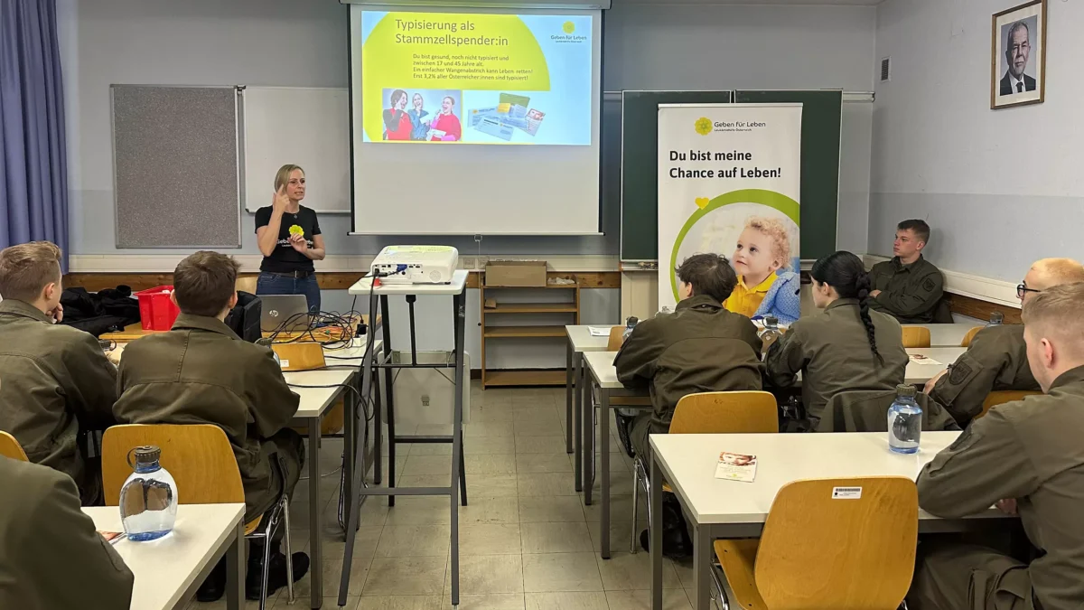 Bundesheer in der Steiermark engagiert sich für Leukämiepatienten: Erfolgreiche Typisierungsaktionen mit dem Verein „Geben für Leben“