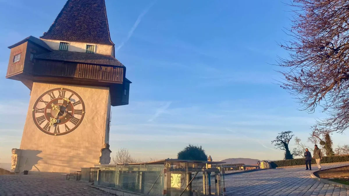 Bild auf 5min.at zeigt den Grazer Schloßberg,