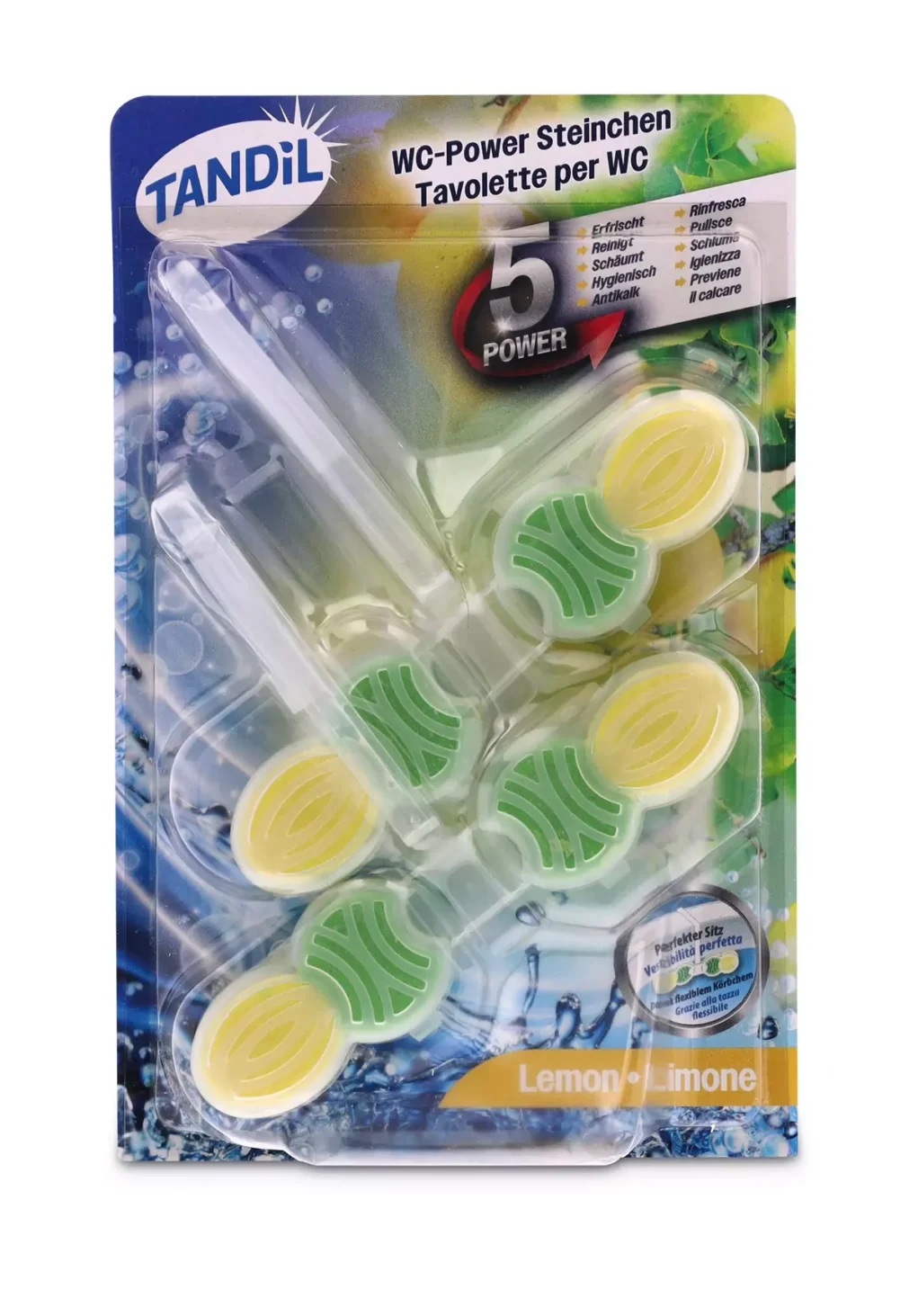 Foto in Beitrag von 5min.at: Zu sehen sind die WC-Steine von Hofer, die billiger werden.