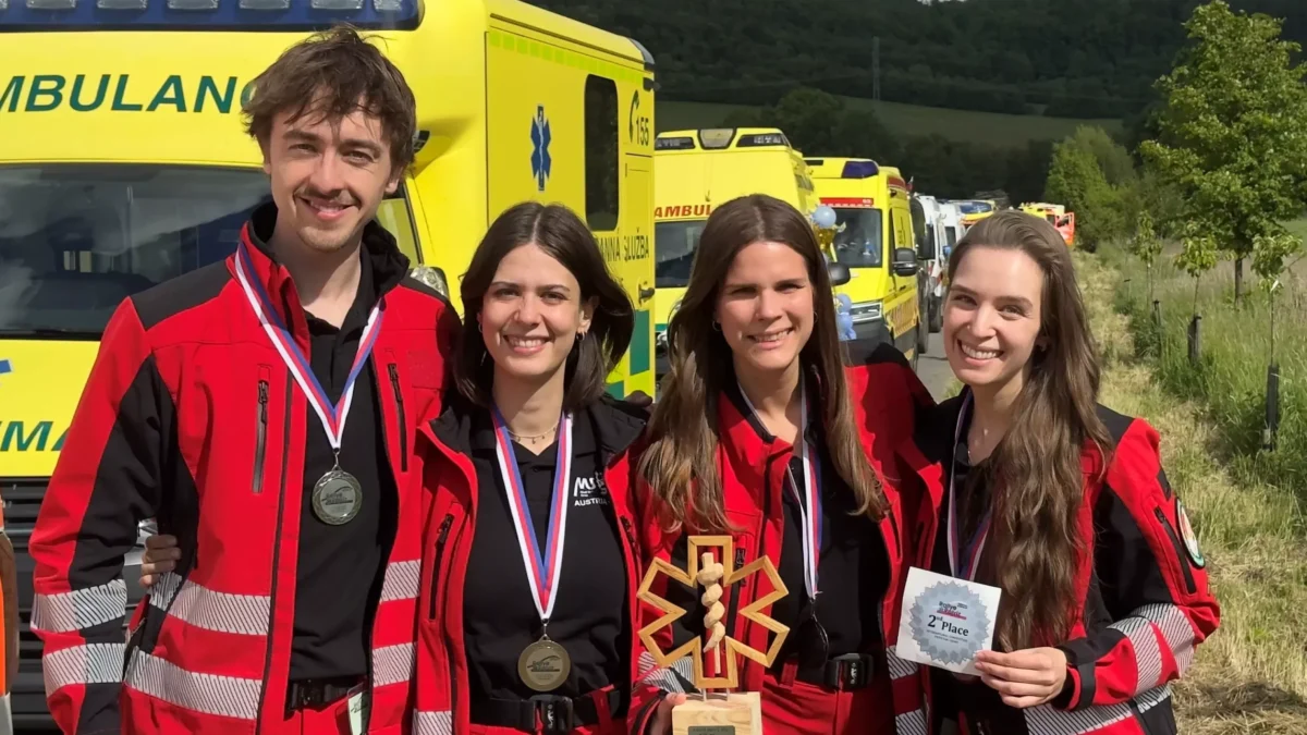 Das Bild auf 5min.at zeigt Jacob Rockstroh, Carola Tamm, Elena Noé, Anastasia Grumeth