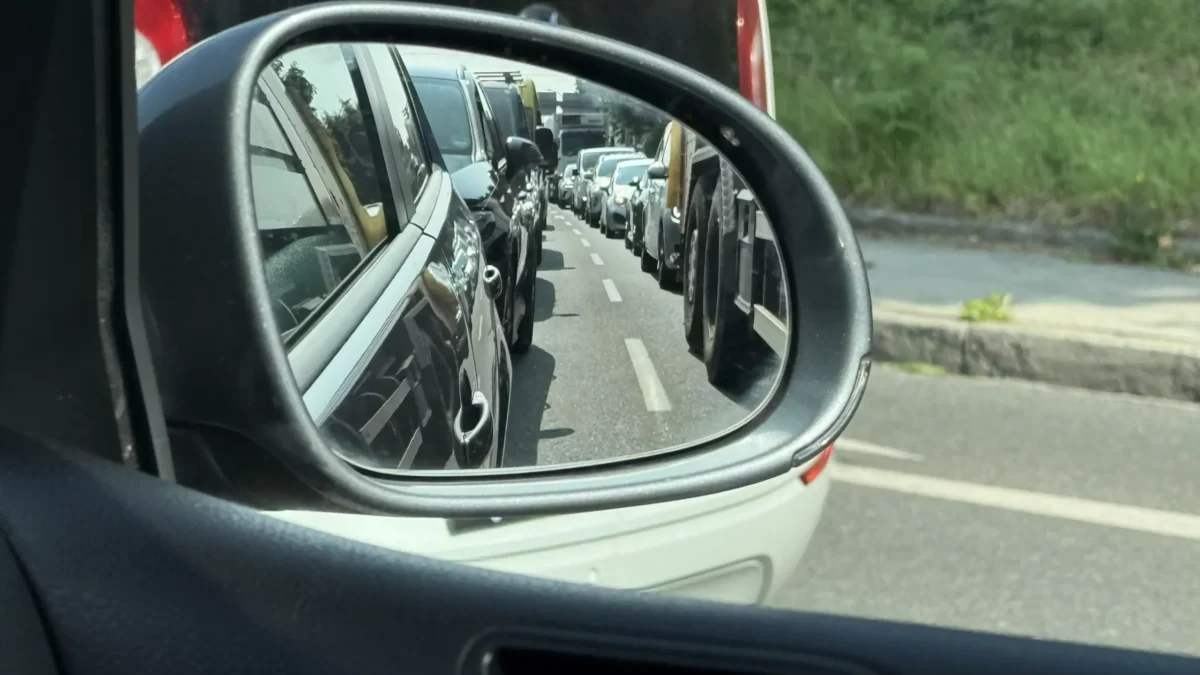 Das Bild auf 5min.at zeigt einen Stau.