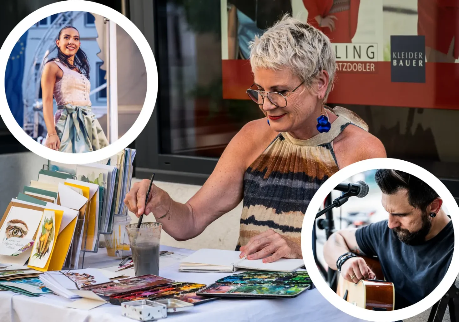 Das Foto auf www.5min.at zeigt mehrere K&uuml;nstler.