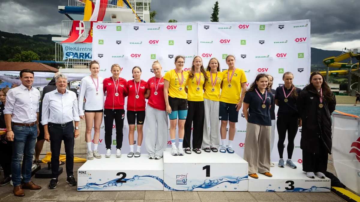 Das Bild auf 5min.at zeigt die Teilnehmer bei den österreichischen Schwimm-Meisterschaften in Wolfsberg.