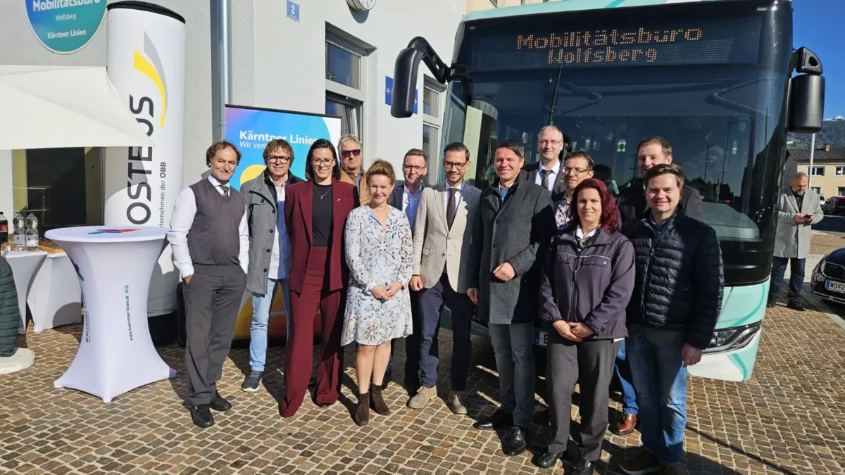 Das Bild auf 5min.at zeigt die Eröffnung des Mobilitätsbüros Wolfsberg.