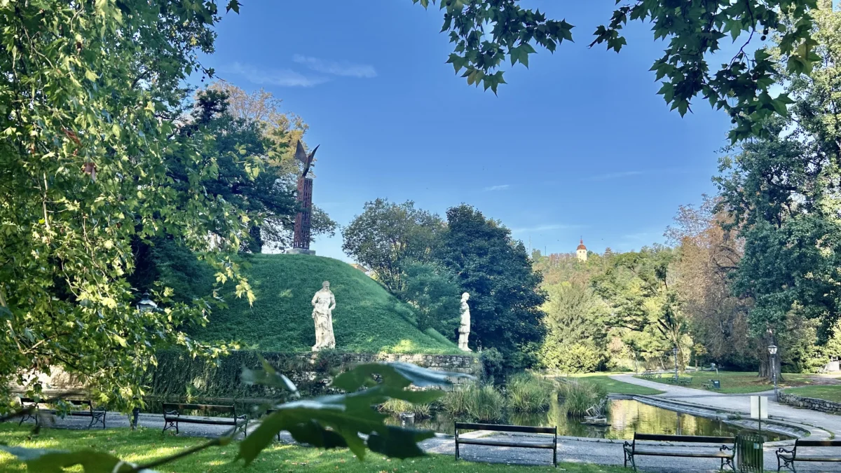 Bild auf 5min.at zeigt den Grazer Stadtpark.