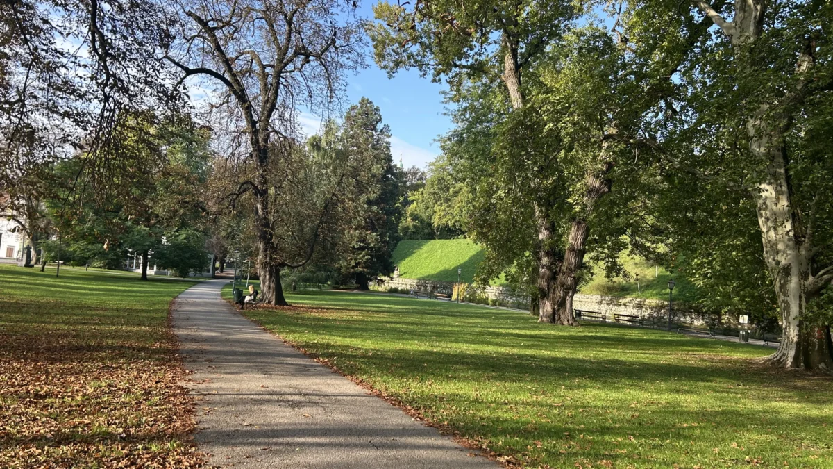 Bild auf 5min.at zeigt den Grazer Stadtpark.