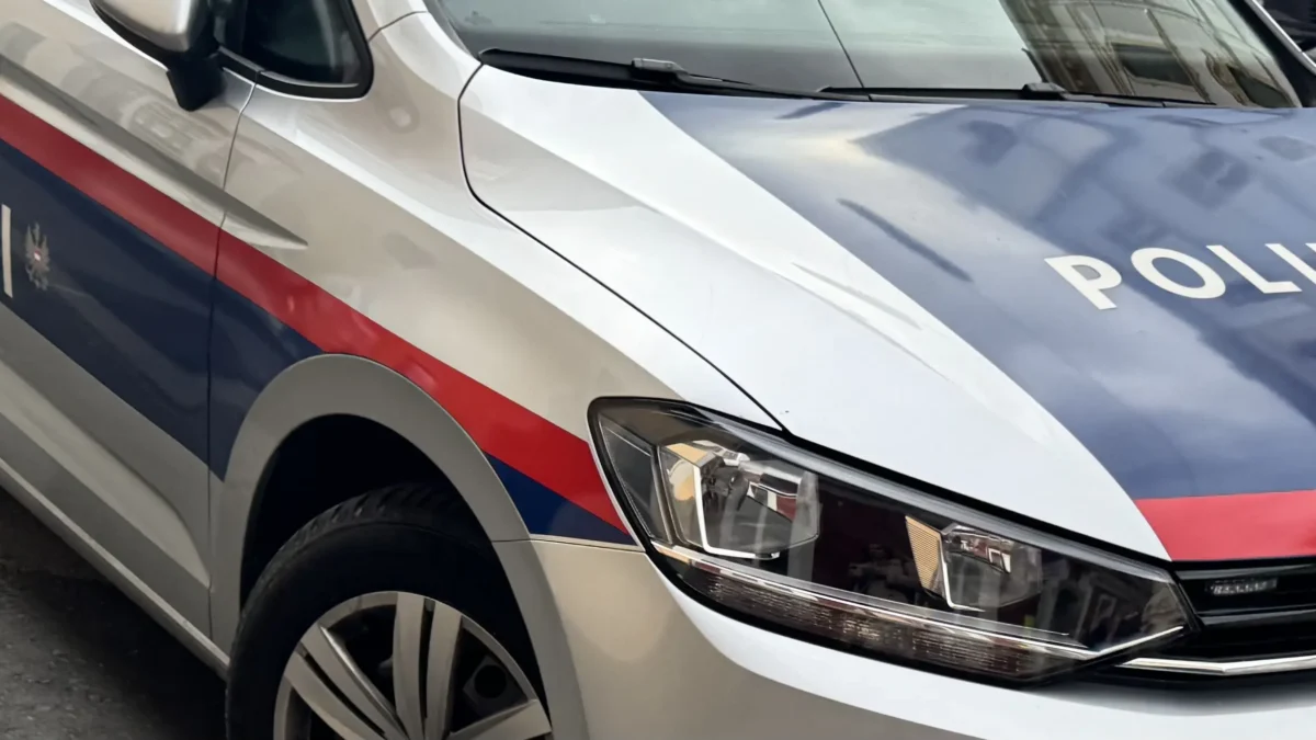 Auf dem Foto auf www.5min.at sieht man ein Polizeiauto.