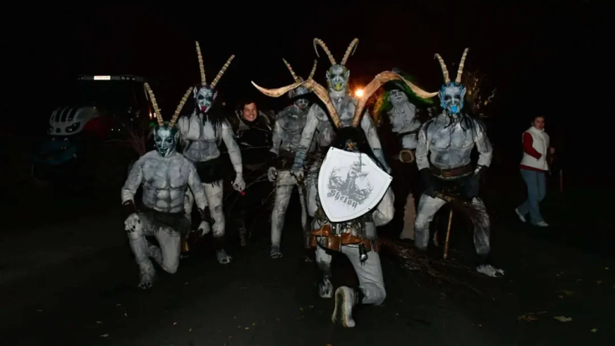 Schaurige Krampusdisco in Klagenfurt