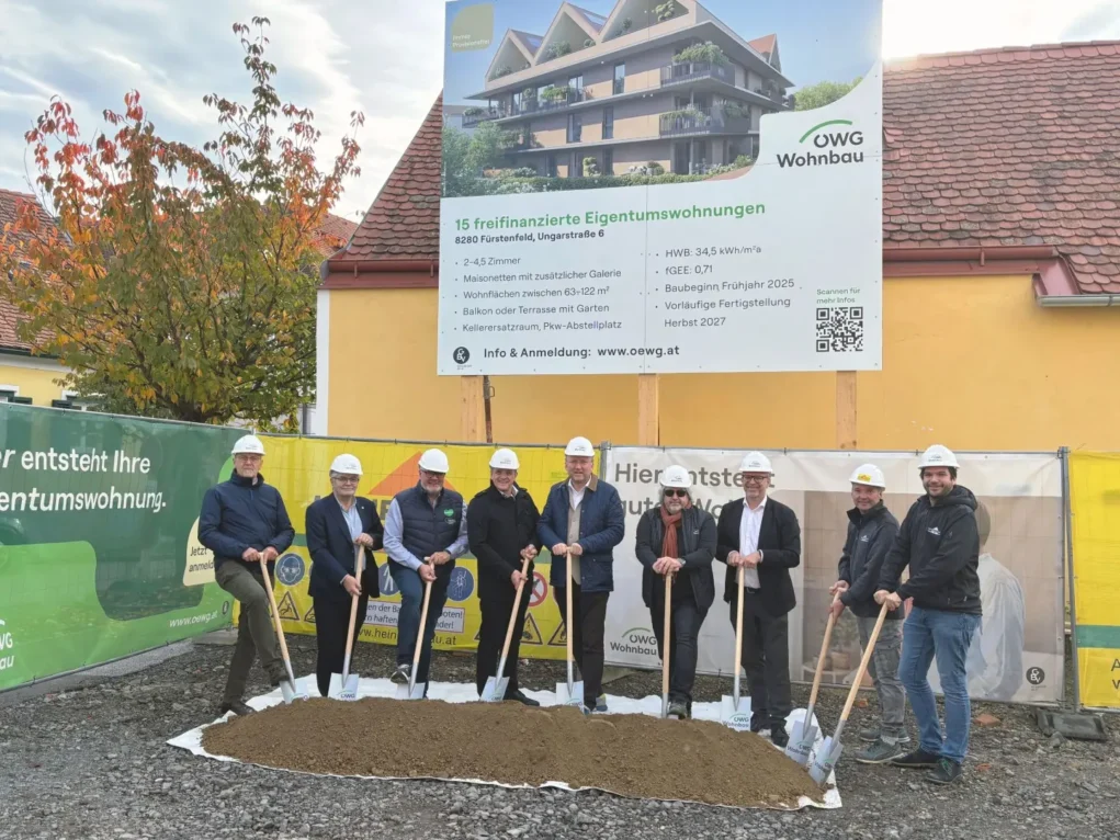 Spatenstich für neues Wohnprojekt in Fürstenfeld