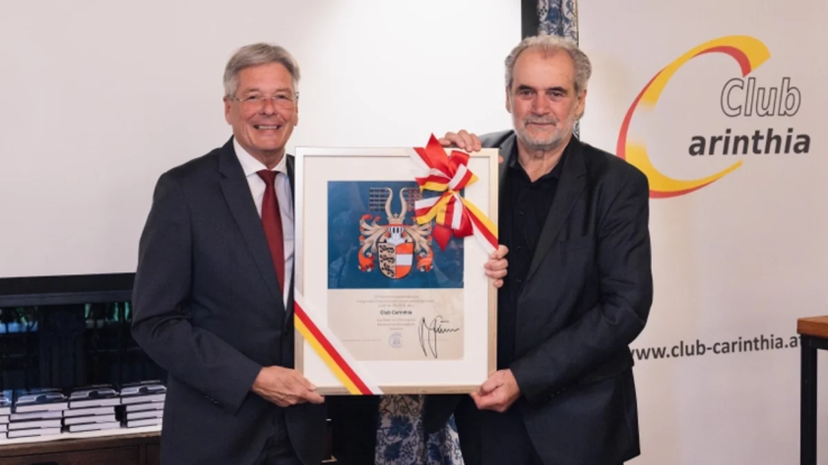 Auf dem Foto von www.5min.at sieht man LH Peter Kaiser in Wien.