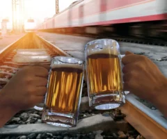 Foto auf 5min.at zeigt eine Gleise und zwei Biere.