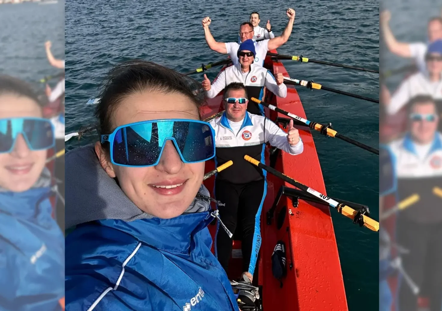 Ein Bild auf 5min.at zeigt Oliver&nbsp;Zwick und sein Team in einem Ruderboot.