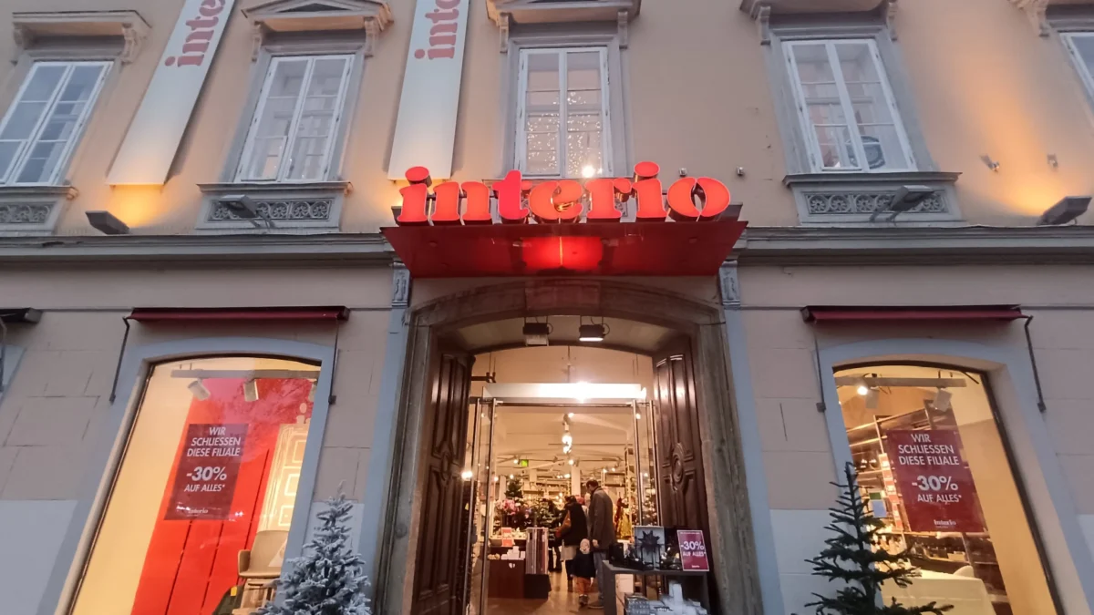 Das Bild auf 5min.at zeigt die Interio-Filiale in Klagenfurt.