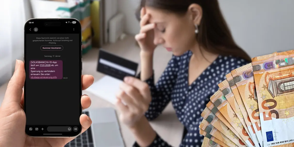 Das Bild auf 5min.at zeigt Online-Betrug.