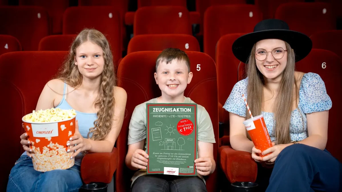 Das Bild auf 5min.at zeigt Kinder im Cineplexx.