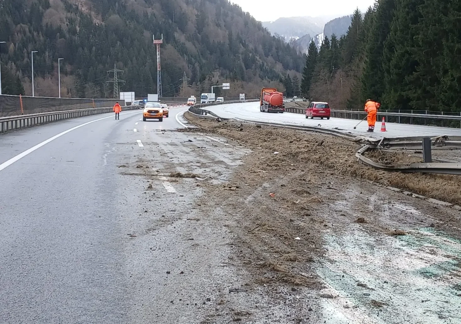 Das Bild auf 5min.at zeigt eine Unfallstelle.