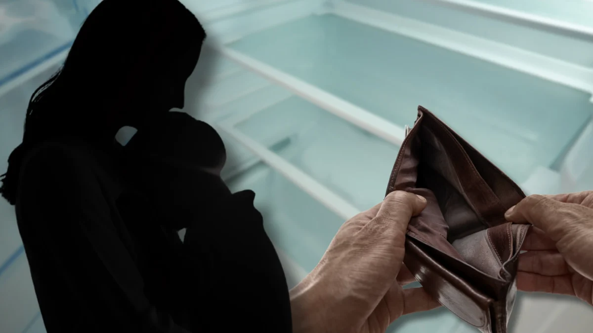 Das Bild au8f 5min.at zeigt eine armutsgefährdete Familie.