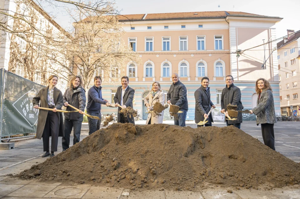 Spatenstich am Tummelplatz: Hier soll ein grüner Stadtraum entstehen