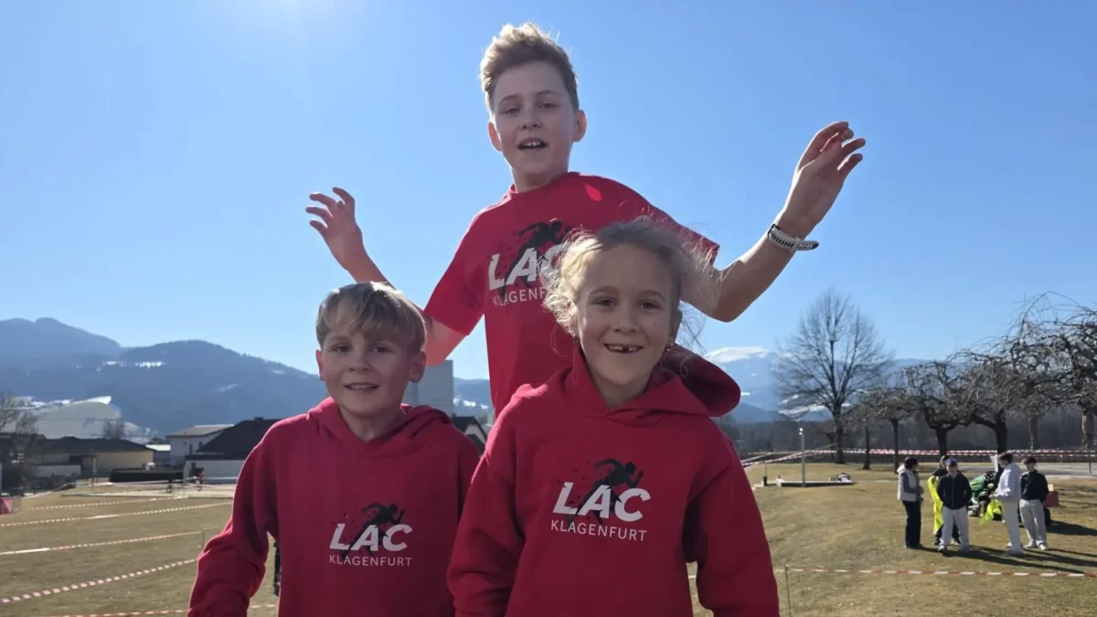 Das Bild auf 5min.at zeigt junge Athleten des LAC Klagenfurt.