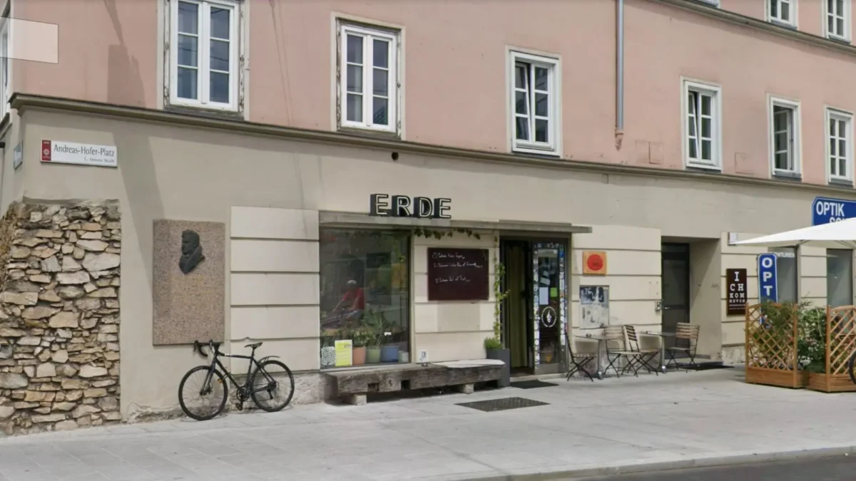 Auf dem Foto von www.5min.at sieht man Café Erde in Graz.