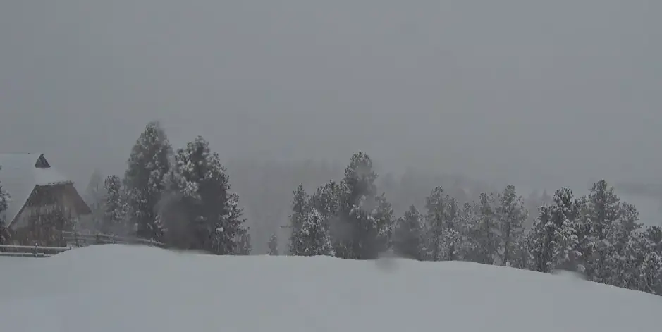 Das Bild auf 5min.at zeigt Schnee auf der Turracher Höhe.