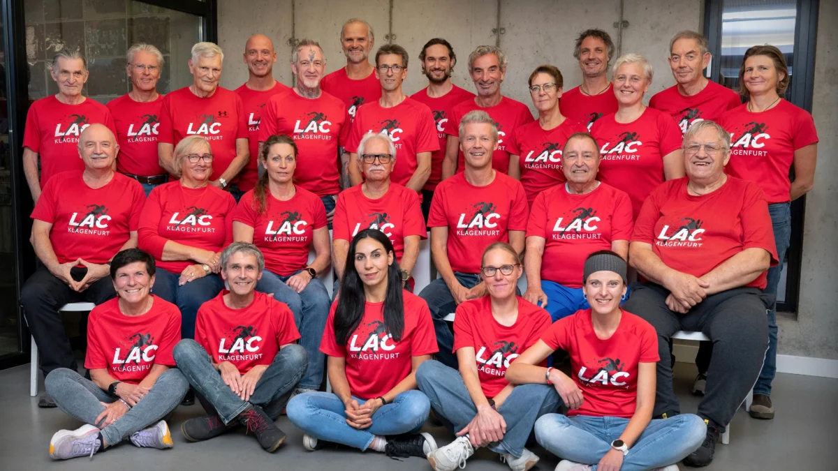 Das Bild auf 5min.at zeigt das LAC-Mastersteam aus Klagenfurt.