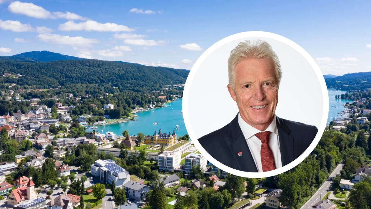 Das Bild auf 5min.at zeigt Helmut Steiner und Velden am Wörthersee.