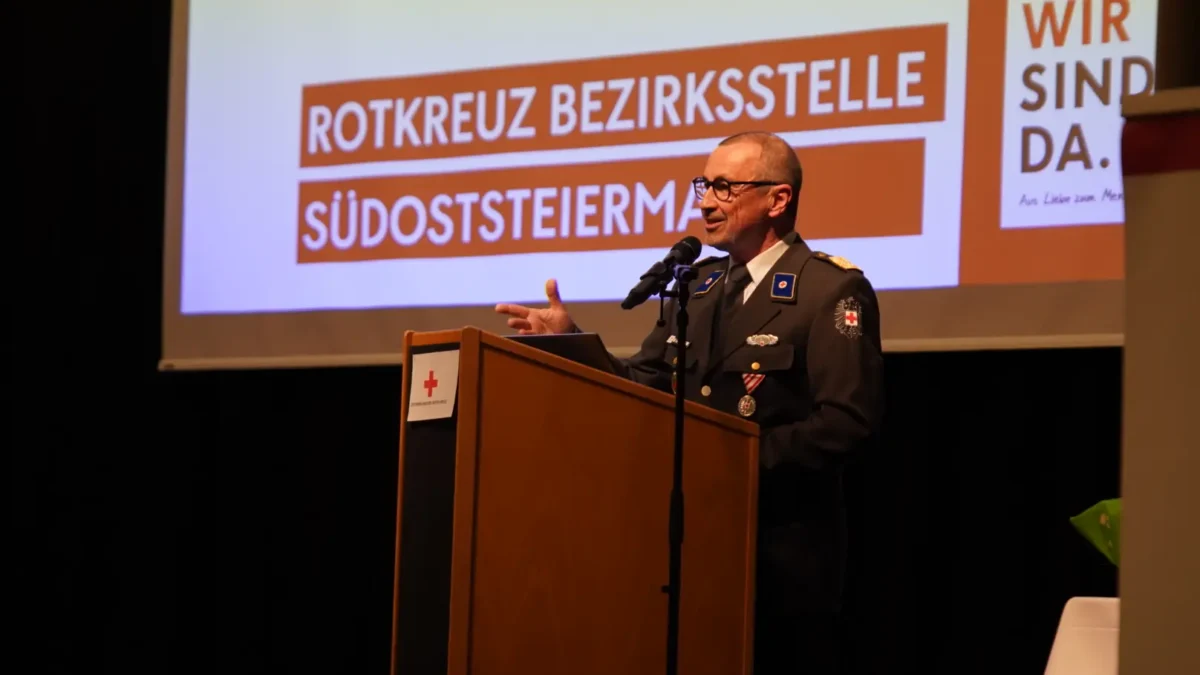 Das Bild auf 5min.at zeigt das Rote Kreuz Steiermark.