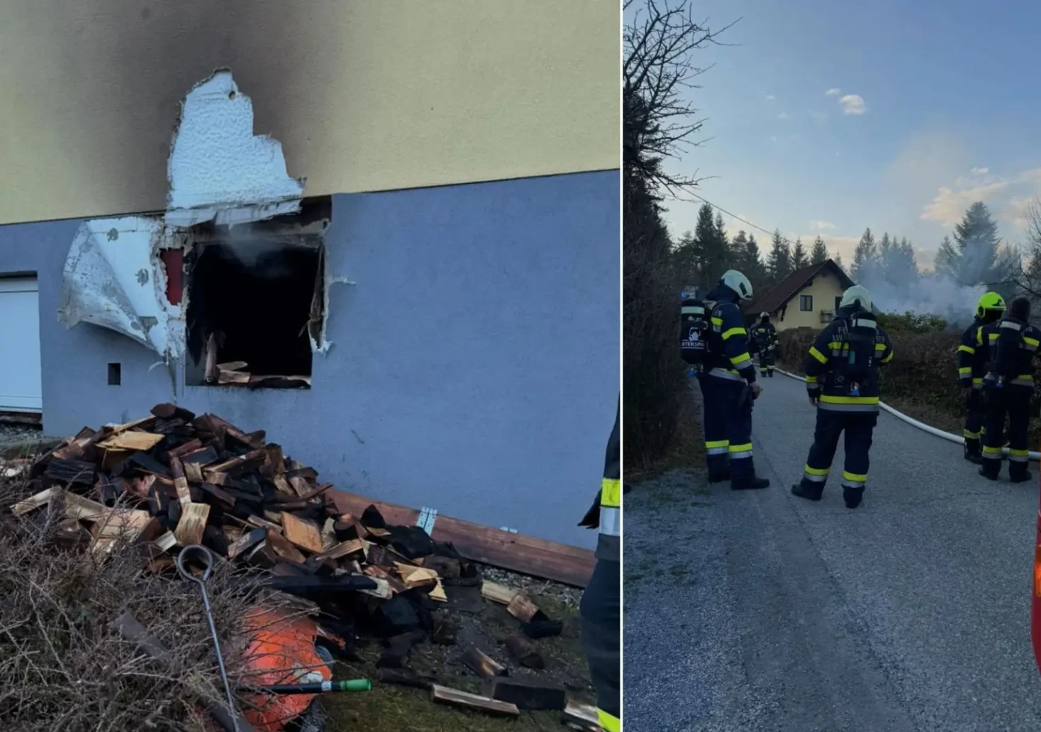 Ein Bild auf 5min.at zeigt den Einsatz in Selpritsch.