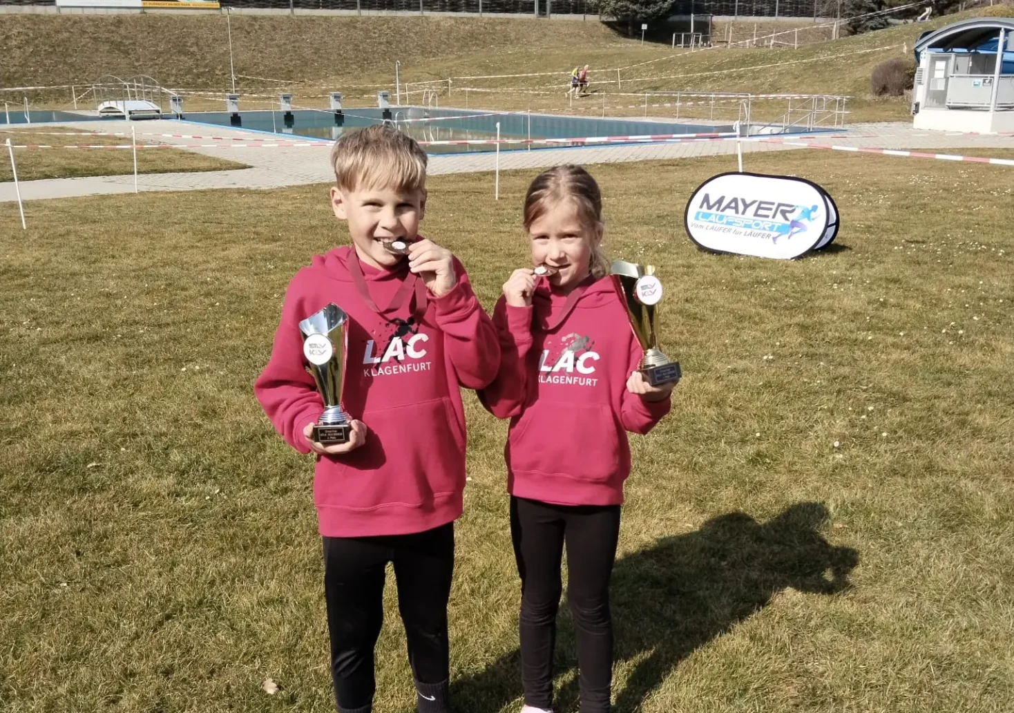 Das Bild auf 5min.at zeigt Luca und Lara Sunitsch.