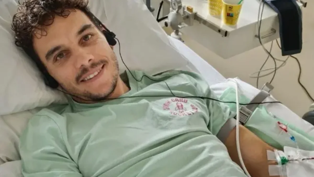 Bild auf 5min.at zeigt einen Mann im Krankenbett.